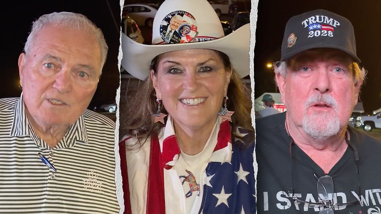 Trump rally reveals MAGA divisions