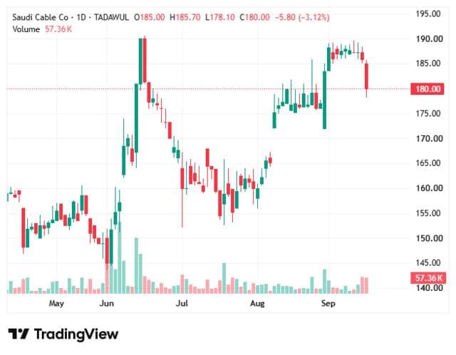Saudi Cables shares show technical signs amid mixed data