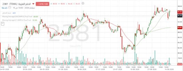 Al-Hafar Al-Arabiya's share holds support levels amid rebound prospects