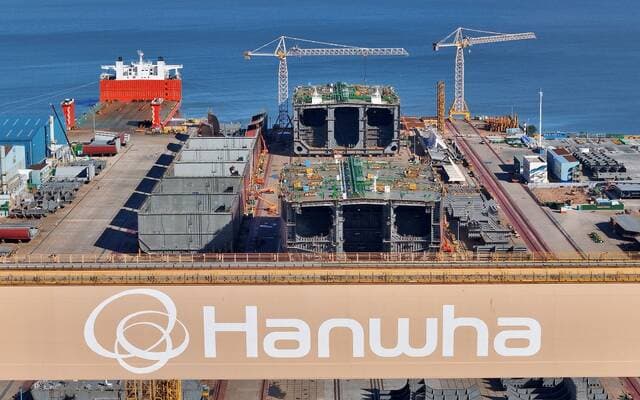 South Korean Hanwha Ocean shares decline after losing Canadian submarine contract