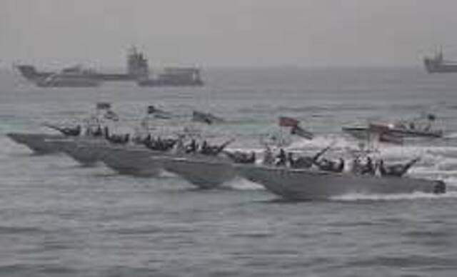 IRGC Navy reports seven vessels damaged