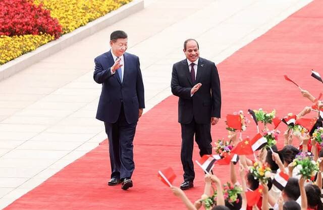 Chinese President begins Egypt visit