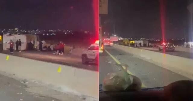 مغادرة 21 مصابًا مستشفيات حادث الحافلة