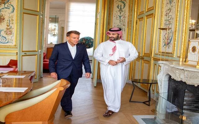 Macron: Prince Mohammed's France visit a key milestone