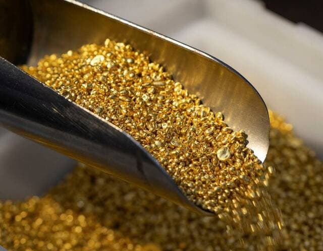 Gold slips following gains amid profit-taking