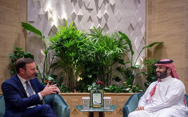Crown Prince Meets US Senator on Saudi Ties