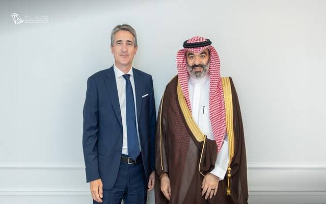 السواحه يناقش تعزيز الكفاءات الوطنية في باريس