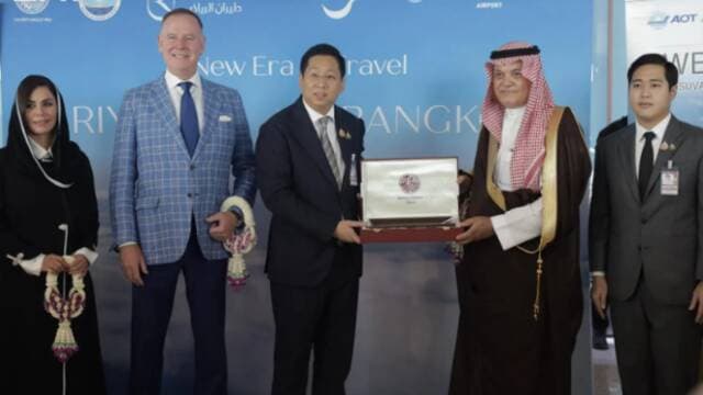 طيران الرياض يبدء رحلات بانكوك المباشرة