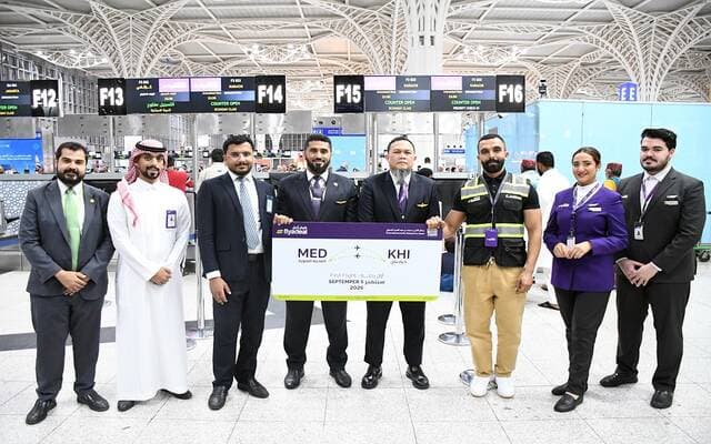 طيران أديل يطلق رحلات مباشرة إلى كراتشي