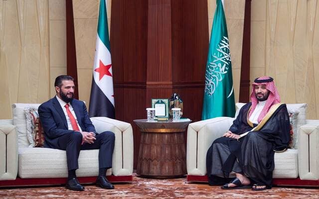 Prince Mohammed bin Salman meets Syrian leader