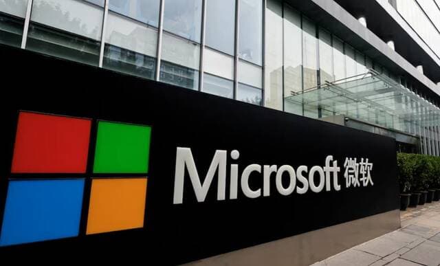 Microsoft faces downturn in China