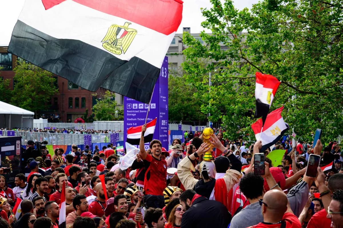 حضور جماهيري كبير لمنتخب مصر في دالاس