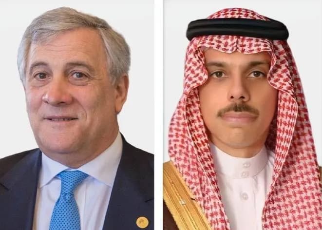 مباحثات سعودية إيطالية حول المستجدات وحرية الملاحة وحل الدولتين