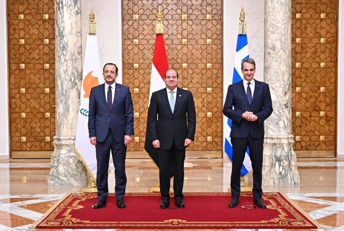 Egypt's partnership with Cyprus and Greece did not hinder its relations with Turkey
