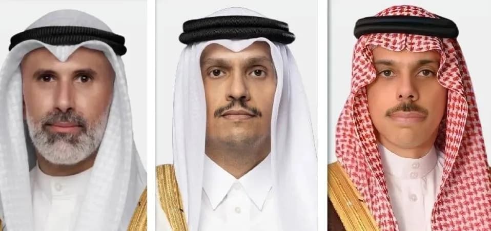 السعودية وقطر والكويت تناقش أمن المنطقة