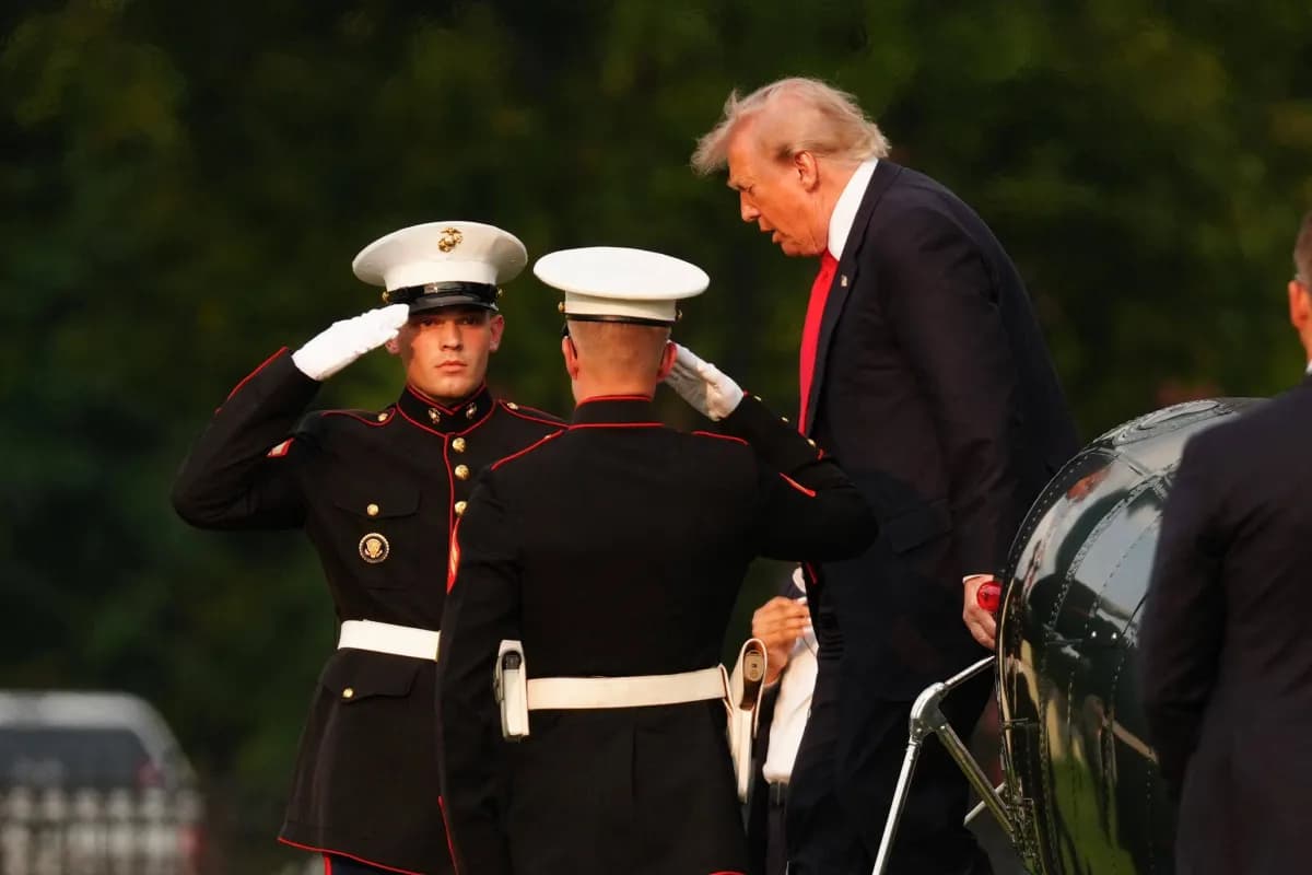 Trump cautions Iran before Netanyahu talks