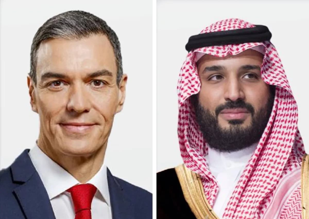 Saudi Crown Prince and Spain PM discuss issues