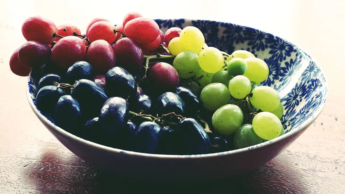 Red or green grapes: which is healthier