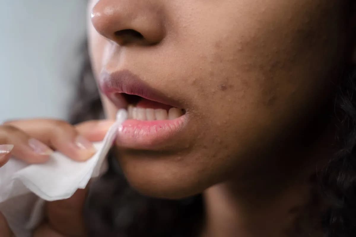 Mouth corner cracks may signal vitamin deficiency