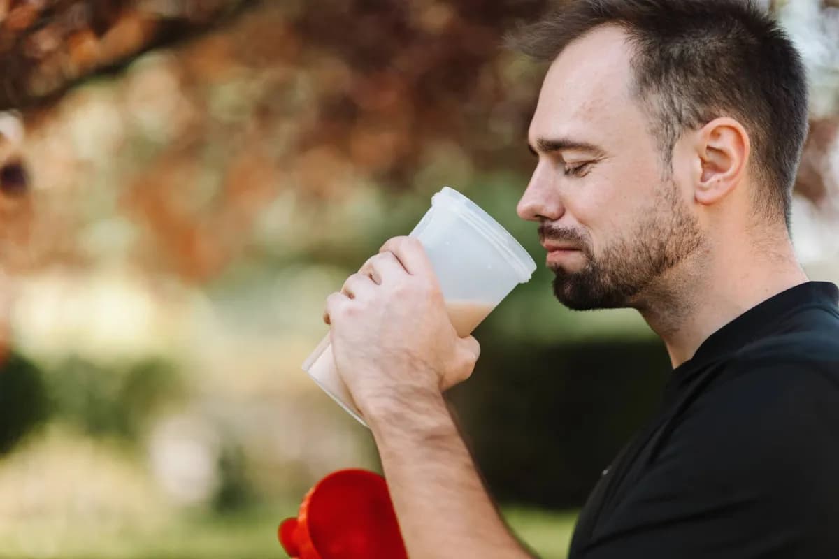هل يُنصح بشرب مخفوق البروتين قبل أم بعد التمرين