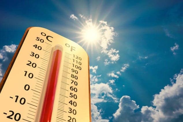 tayyar.org - Tomorrow's weather forecast shows slight temperature drop
