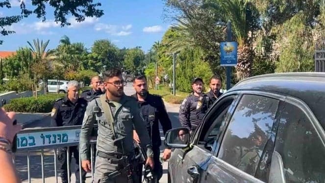 Security incident involving Netanyahu convoy