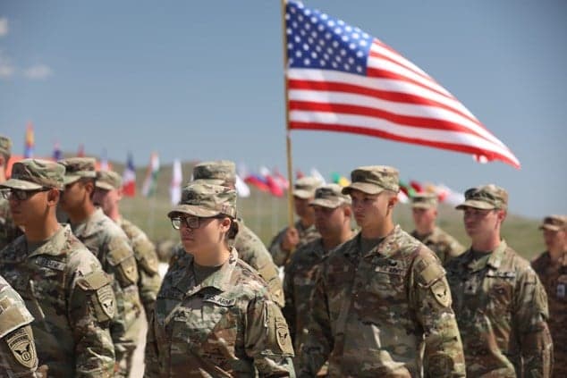 Security alert for US forces