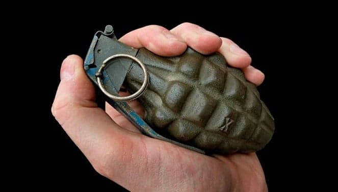 Father teaches child grenade usediscipline of wife arrested