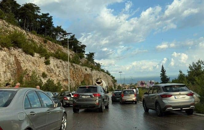 Traffic collision on Metn Expressway