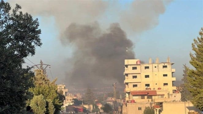 Israeli Airstrike on Rural Damascus