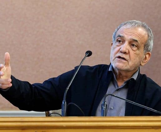 Bzeshkian Calls on US to Decide on Ending War