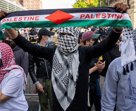 Palestinian group sues Columbia University
