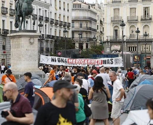Spain protesters demand housing solutions