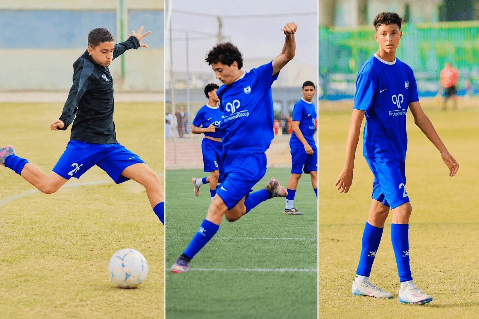 ثلاثي من ناشئي السويس ينضمون لمنتخب السويس وتروجت
