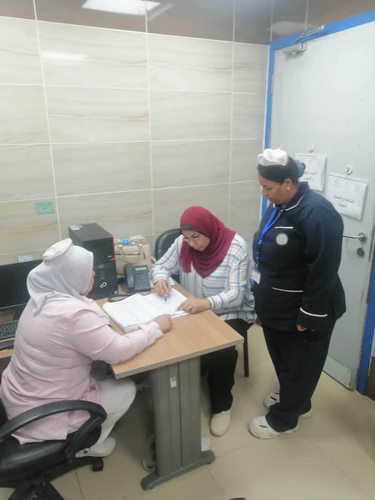 الفرق الإشرافية تتفقد وحدة طب السويس 1