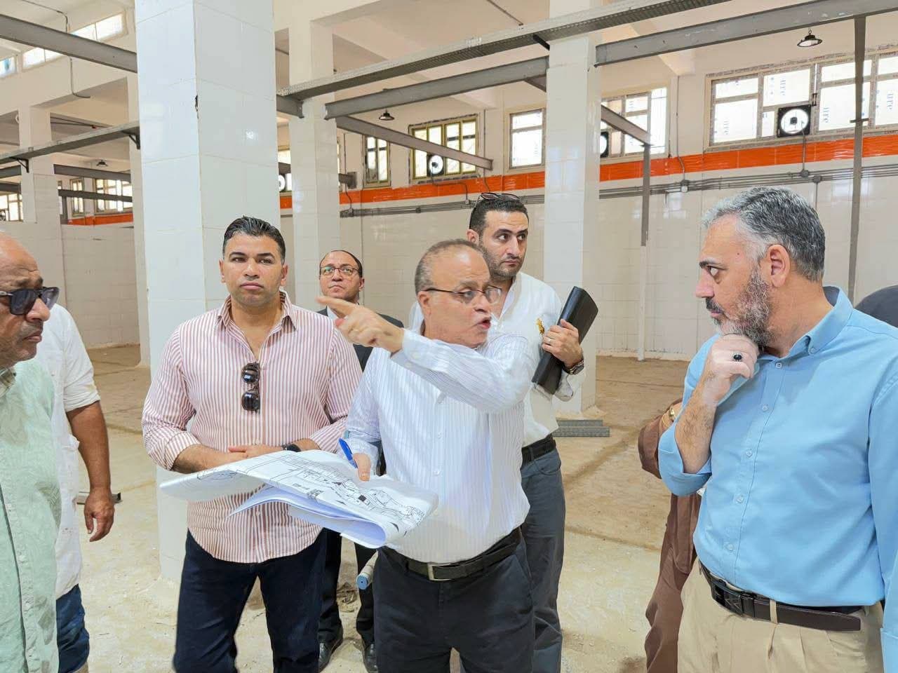 نائب محافظ السويس يتفقد المجزر في الألبان الجديدة