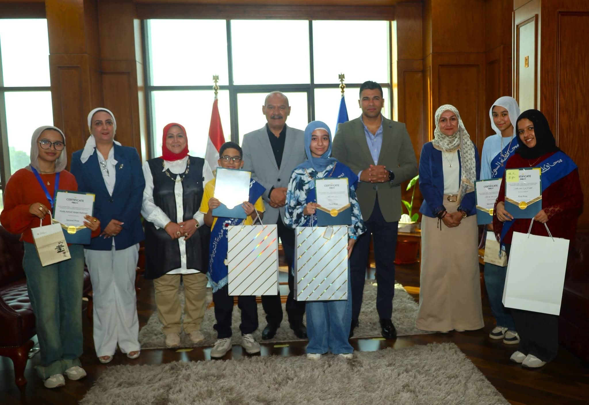 Port Said honors top winners in China Ninbu contest
