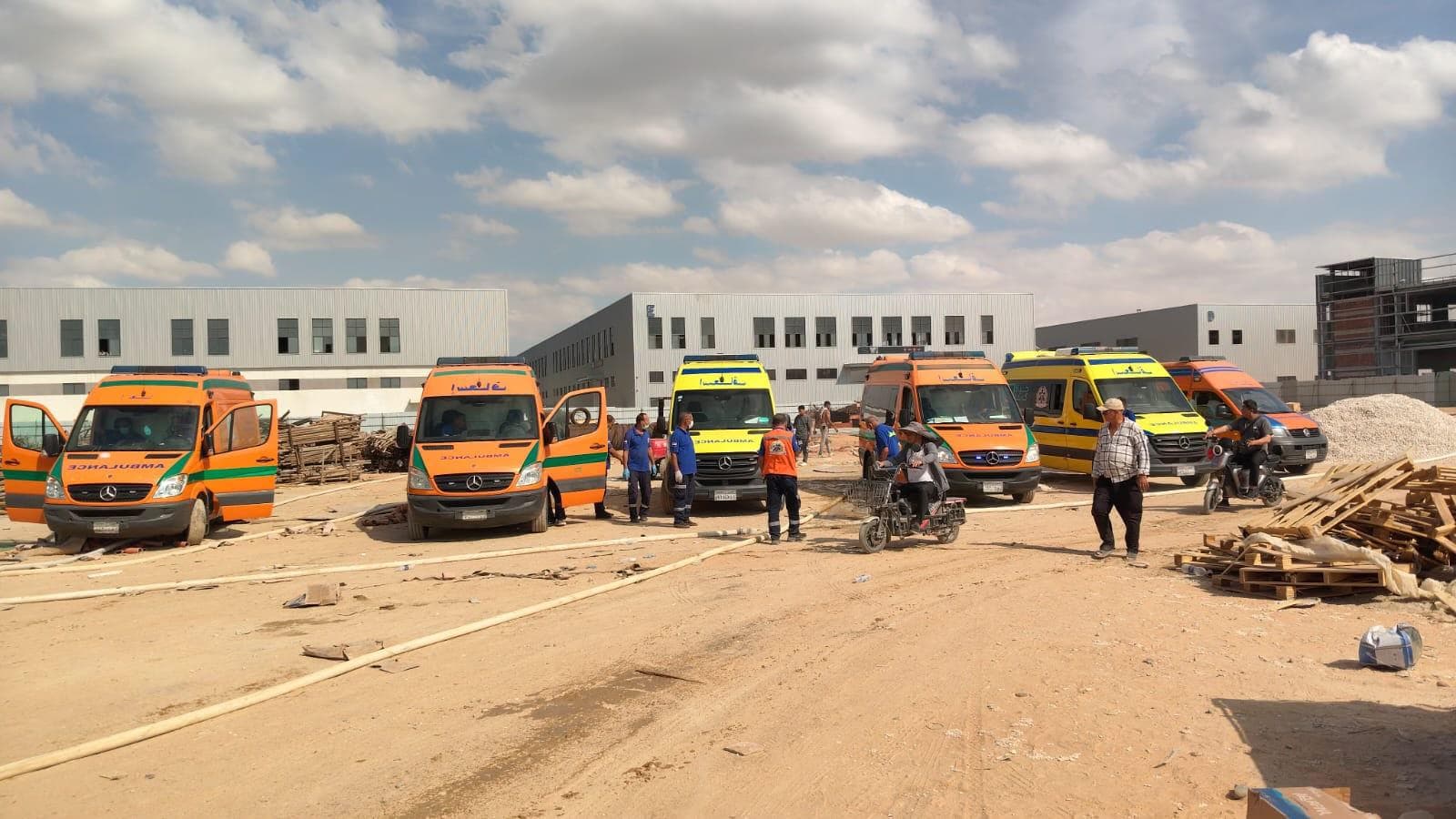 Fire in Abu Khalifa injures 21