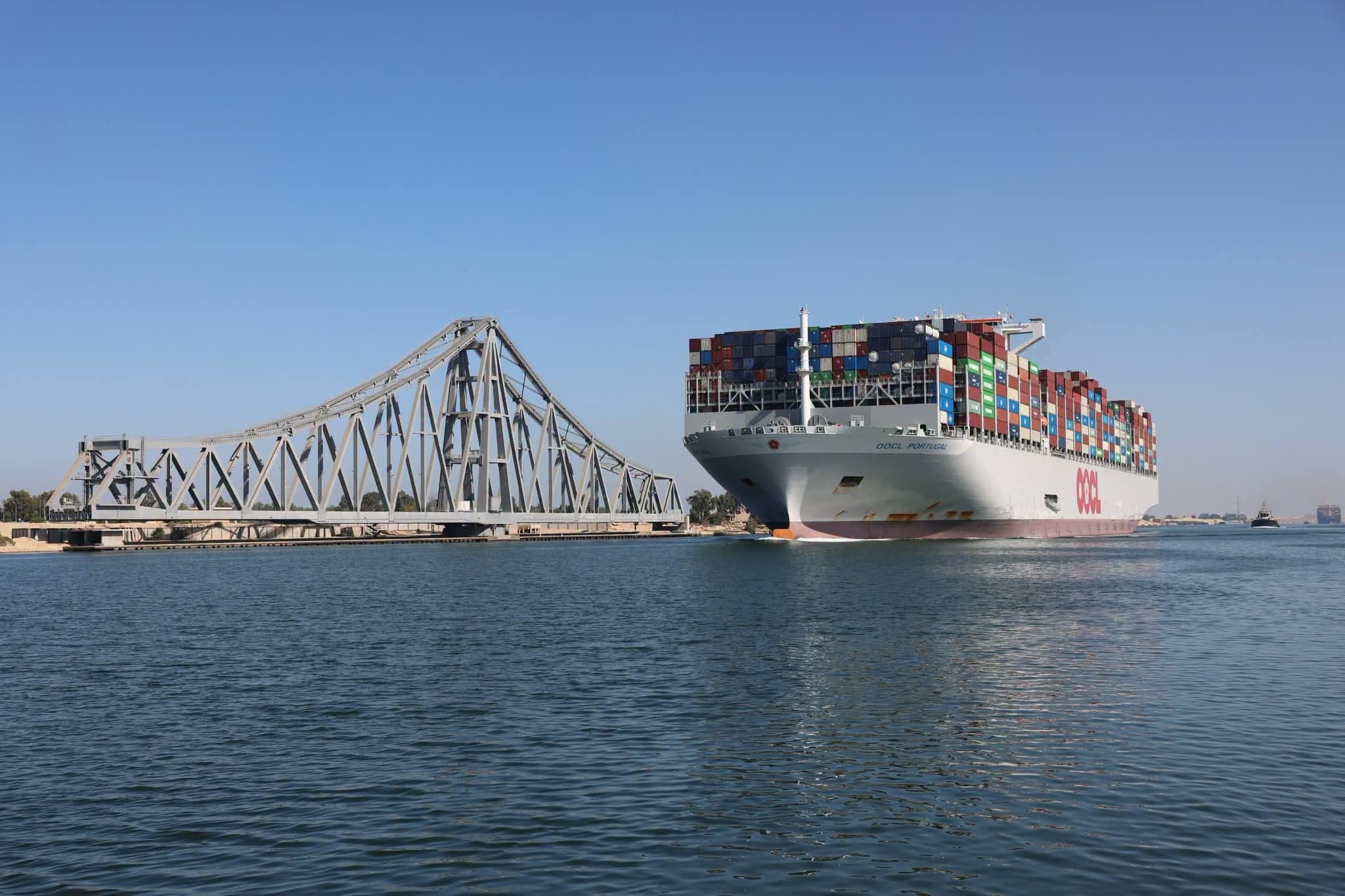 Suez Canal Sees OOCL PORTUGAL Passage
