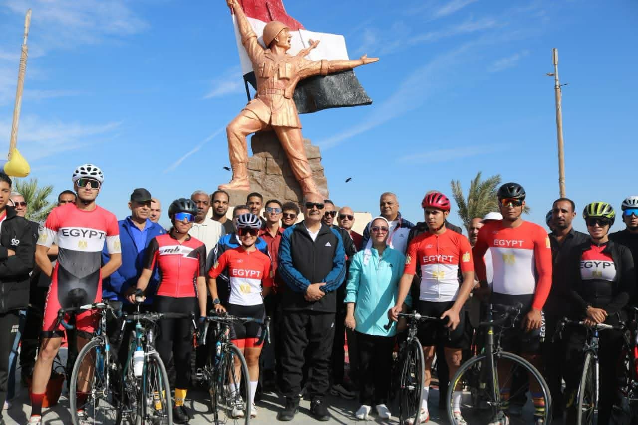 Suez Governor Opens Bicycle Festival
