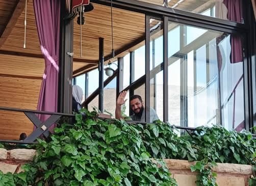 Sharia seen at Bludan restaurant on Eid fourth day