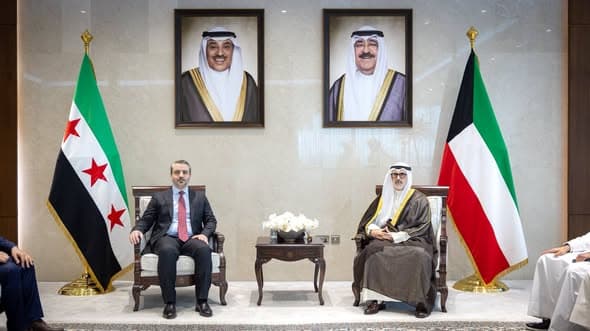 Al-Shibani Meets Kuwaiti Official on Economic Ties