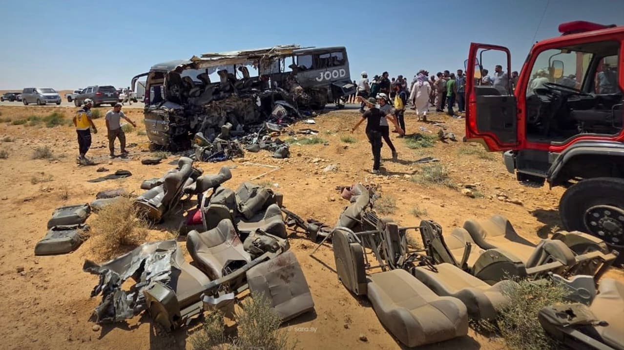 ارتفاع وفيات حادث طريق دير الزور دمشق