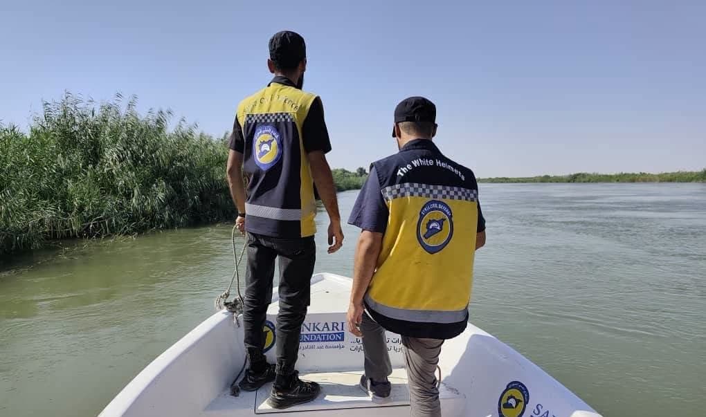 جثة شاب ضائع في نهر الفرات بالبوكمال