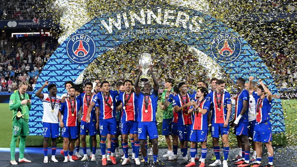 PSG secures Super Cup over Aston Villa