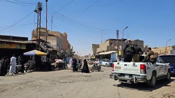 Security response after shop attack in Abu Hamam