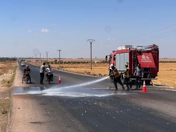 مدني سوريا يسجل وفيتين و15 إصابة