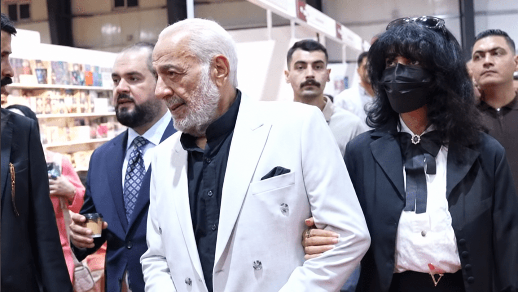 Ayman Zidan in controversy over veiled woman