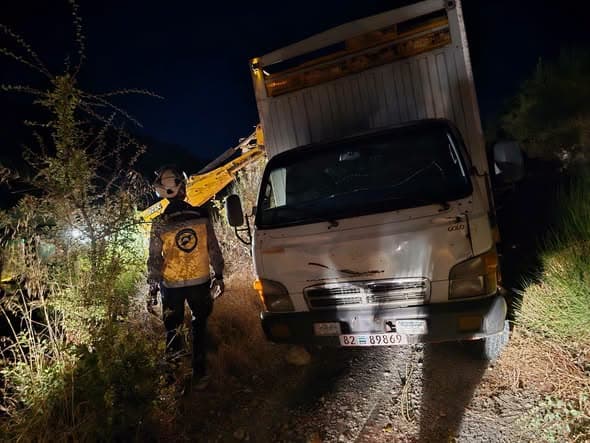 الدفاع المدني يسجل وفاة وإصابات بحوادث سير في سوريا