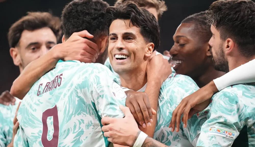 البرتغال تتفوق على الدنمارك في غياب رونالدو
